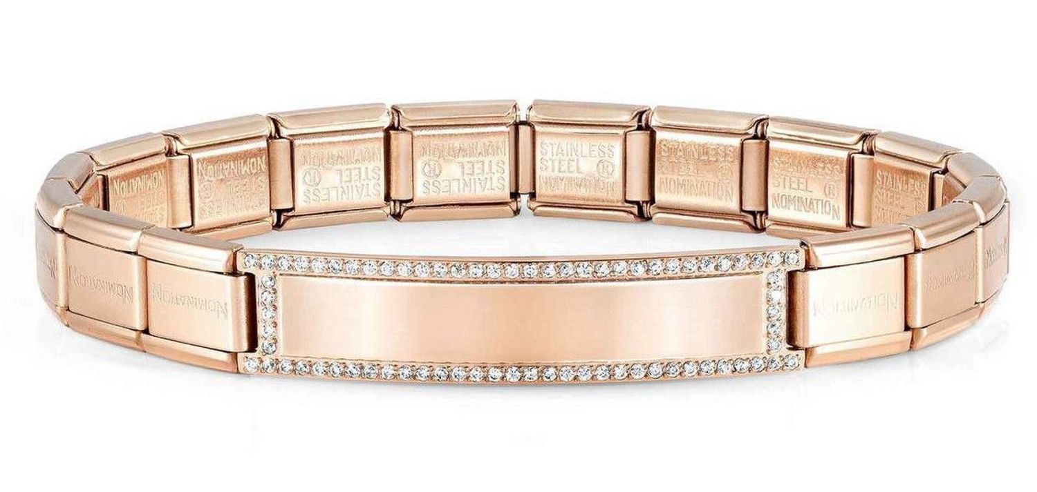 Bransoletka Nomination Trendsetter do graweru z blaszką ozdobgfg cyrkonią 021148 011.jpg